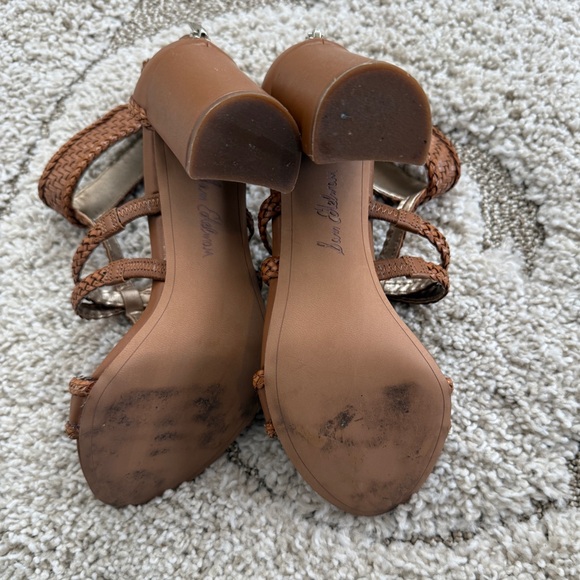Sam Edelman Yordana size 8 brown braided heels - Picture 4 of 4